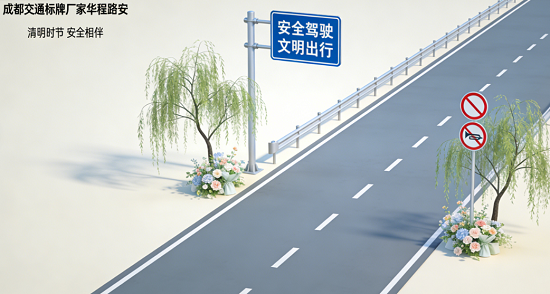 清明寄相思，華程伴安全