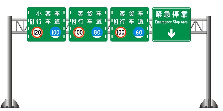 龍門架標志桿
